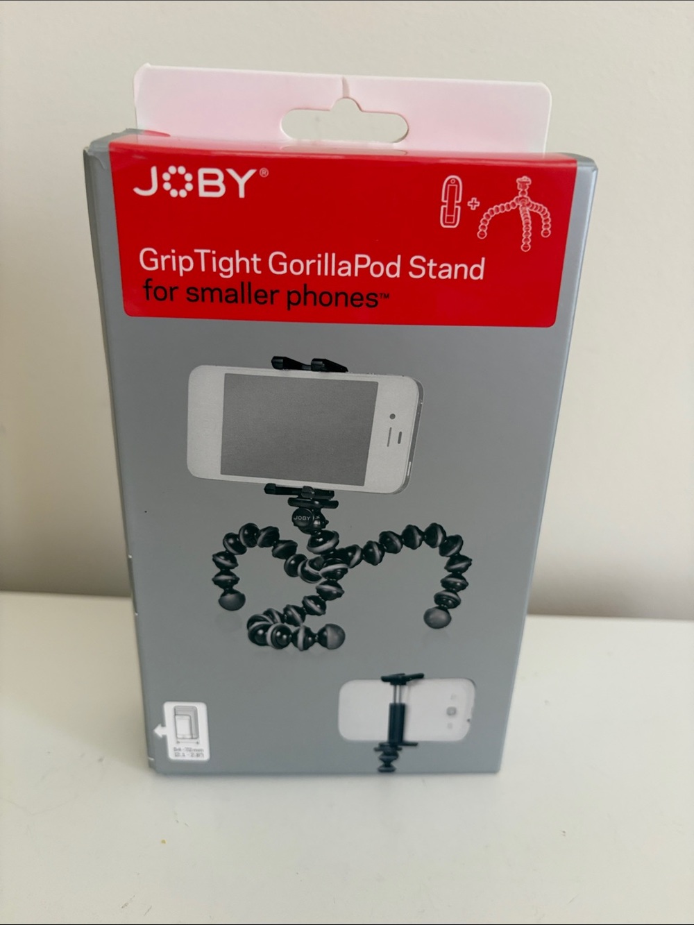 GripTight GorillaPod Stand for Smaller Phones - Black